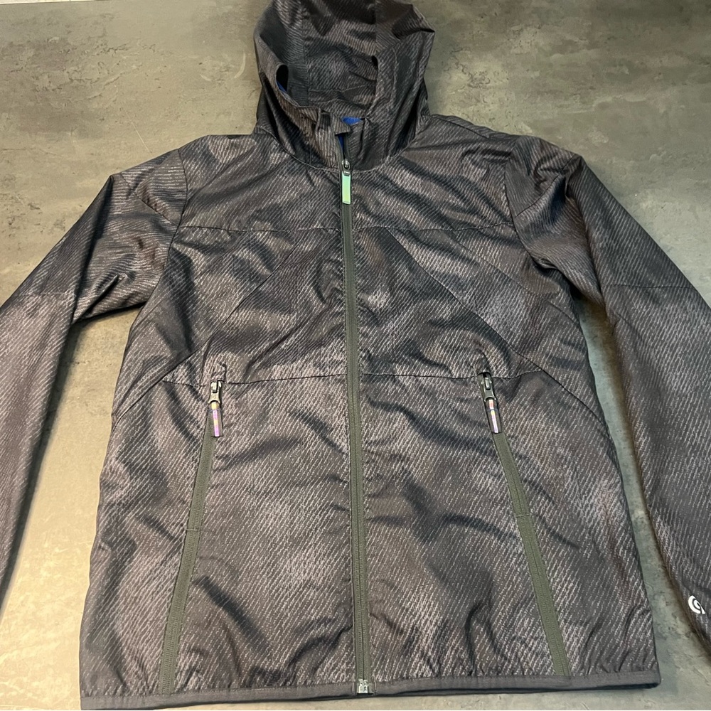 Champion Black Windbreaker Jacket